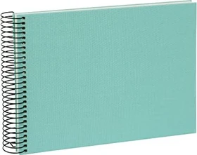 Goldbuch Spiralbalbum Bella Vista Trend 24x17 weiße Seiten blau
