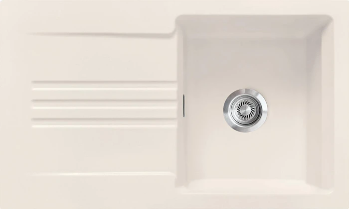 systemceram Kara 85 F Einbau Becken reversibel jasmin