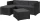 Juskys Punta Cana Polyrattan Lounge-Set M schwarz/grau (200156)