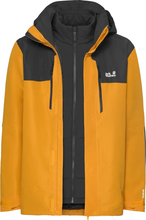Jack Wolfskin Jasper Pro 3in1 Funktionsjacke burly yellow JW (Herren)