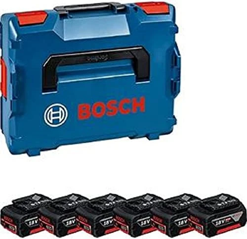 Bosch Professional Starterset 18V, 4.0Ah, Li-Ionen, 6 Akkus [24.0Ah] [432Wh]