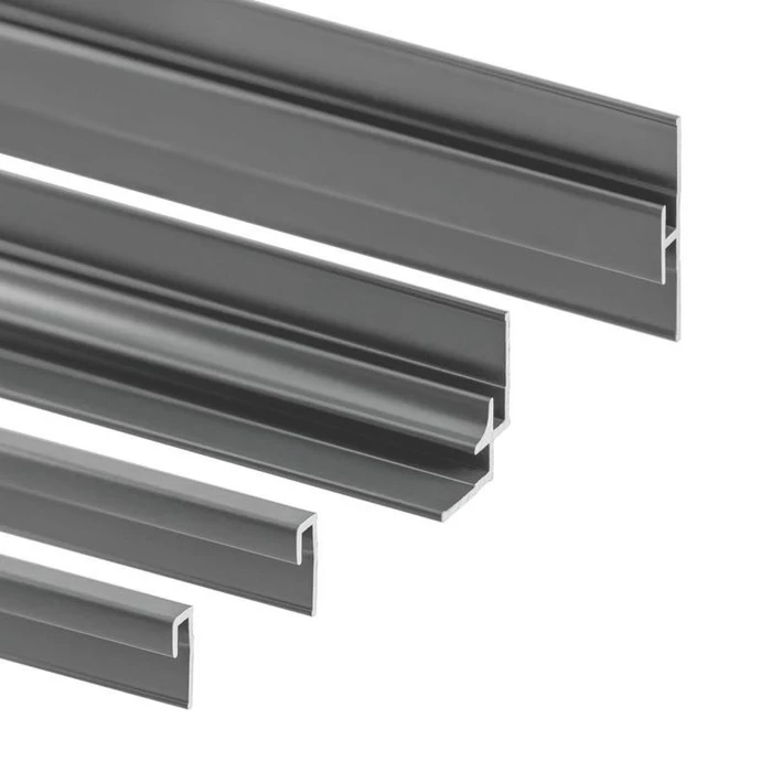 Schulte 210cm Duschrückwand-Profilset alu-natur