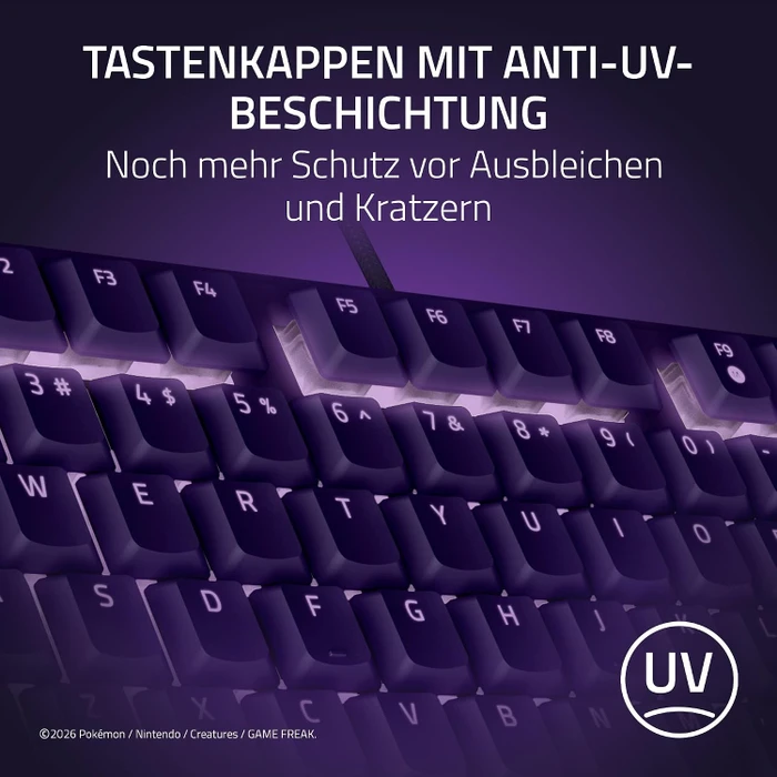 Razer Ornata V3 TKL, Pokemon Espeon & Umbreon Edition, violett, LEDs RGB, USB, US