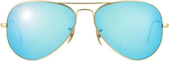 Ray-Ban RB3025 Aviator Flash Lenses 55mm gold/blau