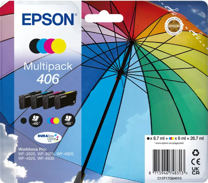 Epson Tinte 406 Multipack