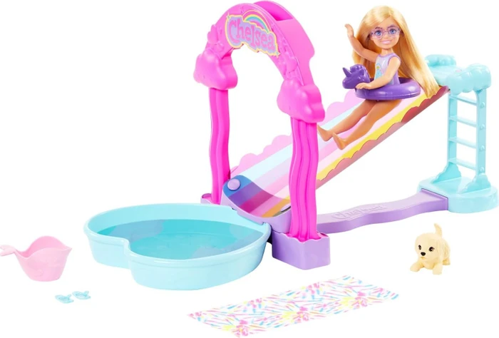 Mattel Barbie - Chelsea Wasserrutschenspielset