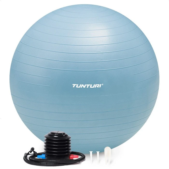 Tunturi Anti Burst 65cm Gymnastikball hellblau
