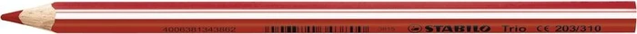 STABILO Trio thick Buntstift rot, Kartonbox, 12er-Pack