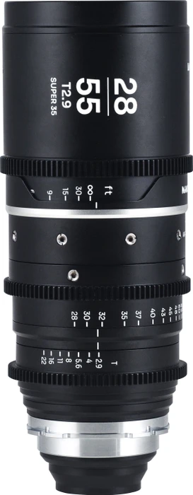 Laowa Nanomorph 28-55mm / 50-100mm T2.9 1.5x Anamorphic S35 Zoom Silver Flare 2 Lens Set für PL