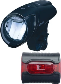 Busch & Müller Ixon IQ Premium + IXBACK Senso Beleuchtungsset rot
