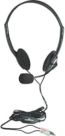 Manhattan Stereo Headset schwarz