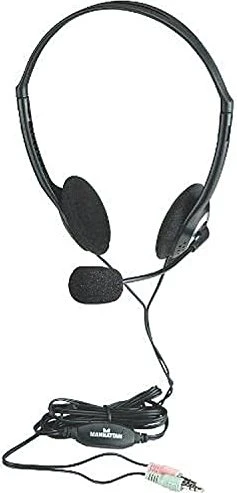 Manhattan Stereo Headset schwarz