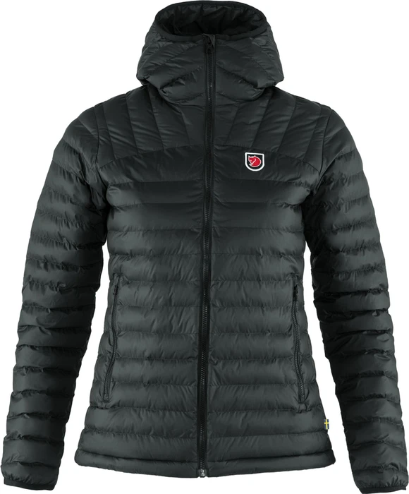 Fjällräven Expedition Lätt Hoodie Funktionsjacke schwarz (Damen)