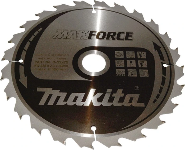Makita MakForce Kreissägeblatt 24Z, 235x2.3x30mm, 1 Stück