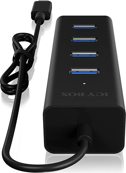 RaidSonic Icy Box IB-Hub1409-C3 USB-Hub, 4x USB-A 3.0, USB-C 3.0 [Stecker]