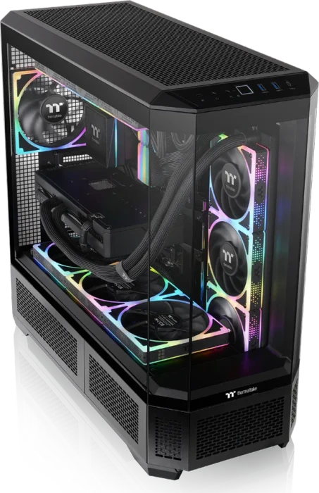 Thermaltake View 600 TG ARGB Black, schwarz, Glasfenster