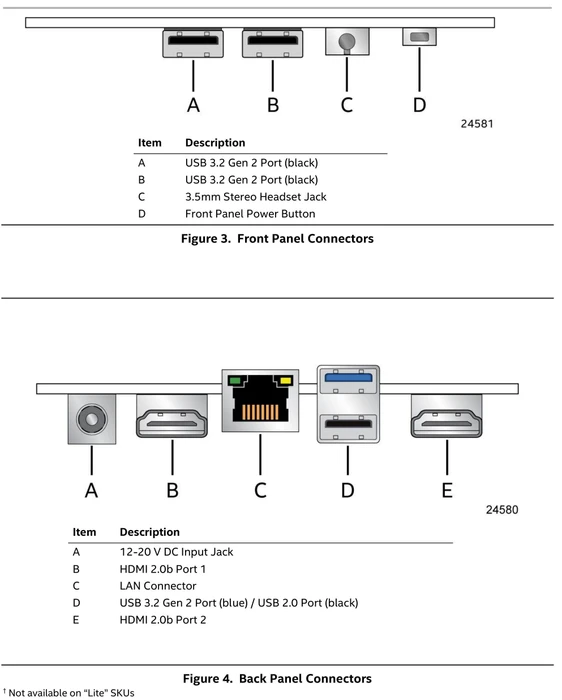 ASUS NUC 12 Pro Kit - Slim 'Lite' - Wall Street Canyon - NUC12WSKi50Z / RNUC12WSKI50Z00, ohne Netzkabel