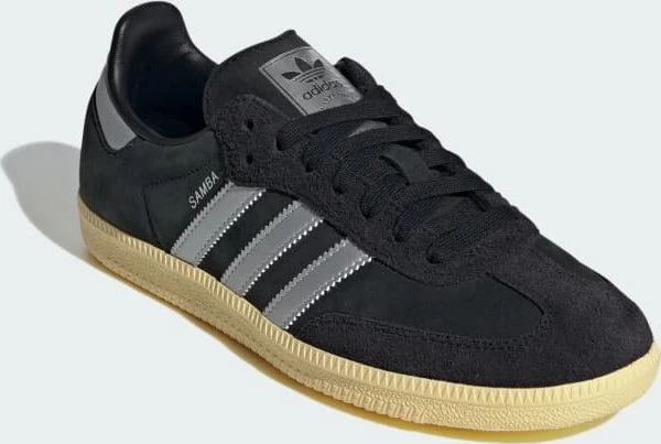 adidas Samba OG core black/matte silver/almost yellow