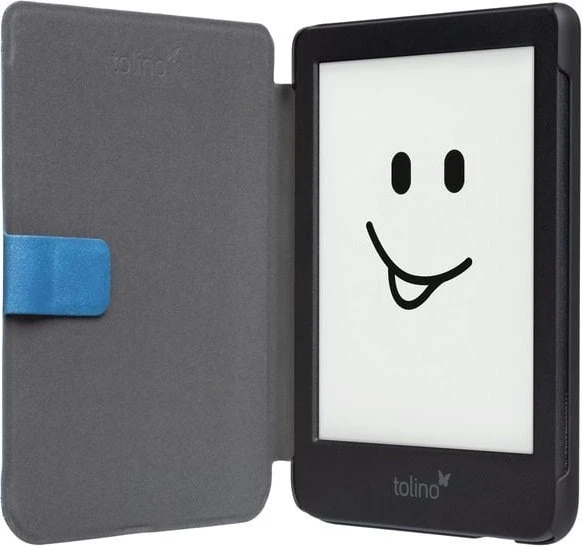 tolino shine Slim Cover, PU, semicircle blue