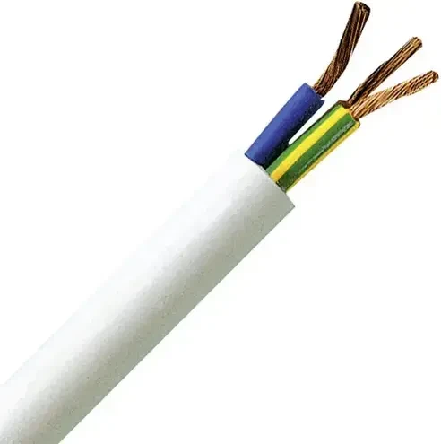 Kopp Schlauchleitung H05VV-F 3Gx1,5mm², 3-adrig, 10m Ring, schwarz