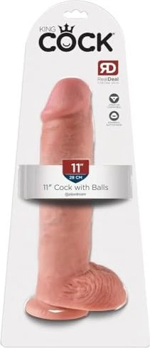 Pipedream King Cock 11" Cock with Balls PD5510