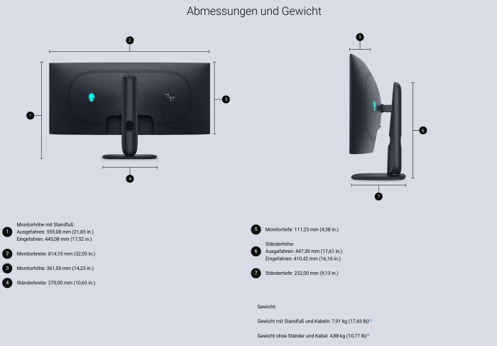 Dell Alienware 34 280Hz QD-OLED Gaming Monitor AW3426DW, 34"