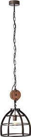 Brilliant Matrix Pendelleuchte 34cm schwarz antik