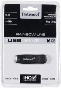 Intenso Rainbow Line 16GB, USB-A, USB 2.0
