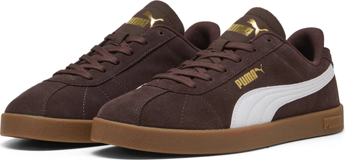 Puma Club II Suede chocolate brown/puma white