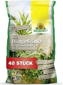 Neudorff Azet Dünge-Sticks für Grünpflanzen, 40 Stück
