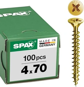 Spax YELLOX A2L 4CUT PZ2 Universalschraube, 4x70mm, 100 Stück
