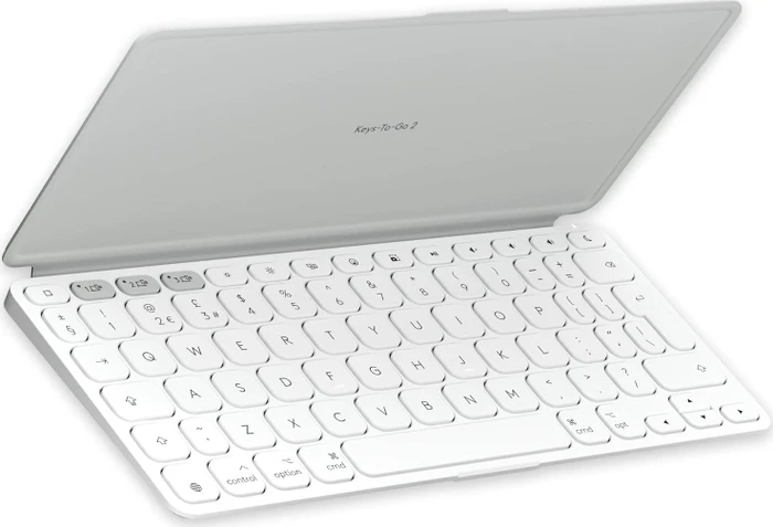 Logitech Keys-To-Go 2 für iPad, Hellgrau, Bluetooth, ES