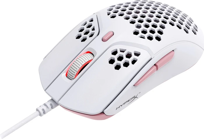 HP HyperX Pulsefire Haste weiß/rosa, USB