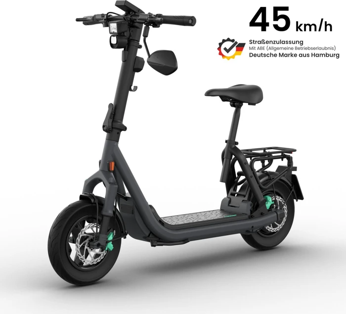 Egret GTs Elektro-Roller graphit grey 45km/h