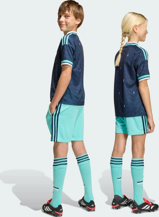 adidas FIFA WM 2026 Deutschland Auswärtsshorts flash aqua (Junior)