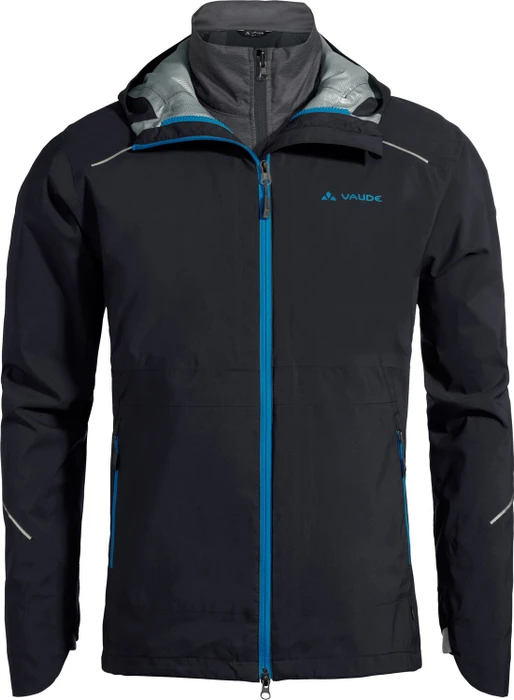 Vaude Yaras 3in1 Fahrradjacke schwarz (Herren)