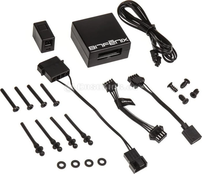 BitFenix Spectre Pro RGB schwarz, LED-Steuerung, 200mm