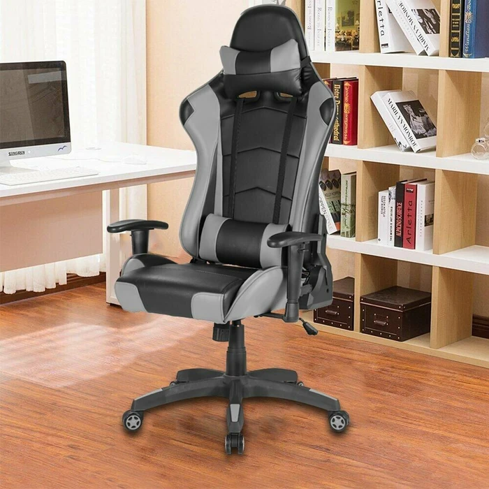 IntimaTe WM Heart Racersedia 3 Gamingstuhl, schwarz/grau