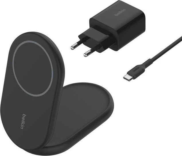 Belkin Magnetische, einklappbare, kabellose Ladestation mit Qi2 (15W)