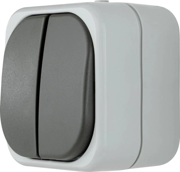 REV Ritter AquaTop Serienschalter AP IP 44, grau