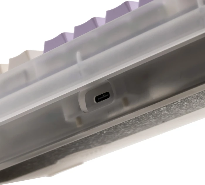 Wobkey Rainy 75 Pro Acrylic Limited Edition, transparent, LEDs RGB, Kailh Cocoa, USB/Bluetooth, US