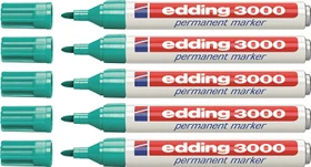 edding 3000 Permanentmarker türkis, 5er-Pack