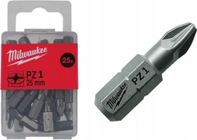 Milwaukee Pozidriv Bit 1/4", PZ1x25mm, 25 Stück
