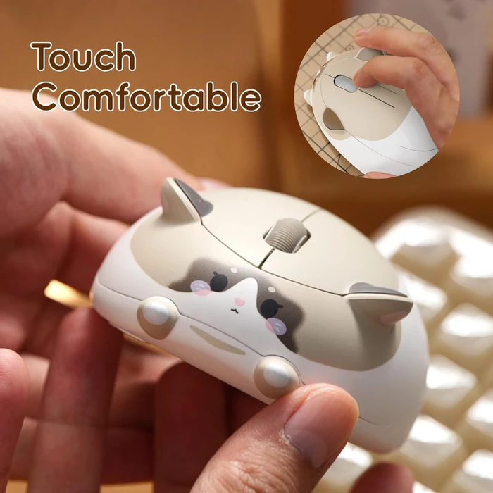 Akko x Waigua Cat Theme Wireless Mouse, Ragdoll Cat, USB