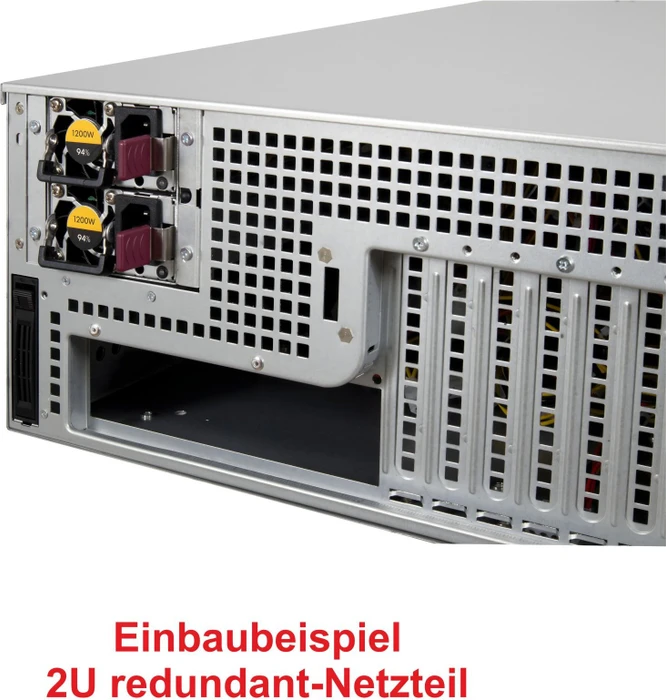 Inter-Tech IPC 4U-4408L, schwarz, 4HE, ATX
