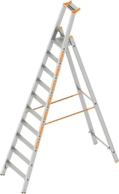 Layher Topic 1064 Alu Haushaltsleiter, 10 Stufen