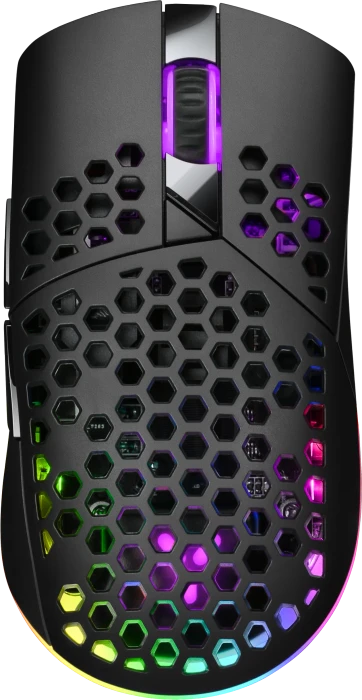 ISY IGM-5000-BK Ultralight Wireless RGB Gaming Maus schwarz, USB