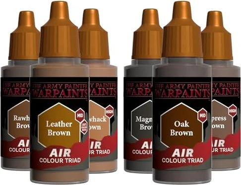 Army Painter Warpaints Air Triad Neutral Brown Farbset, 6-tlg.