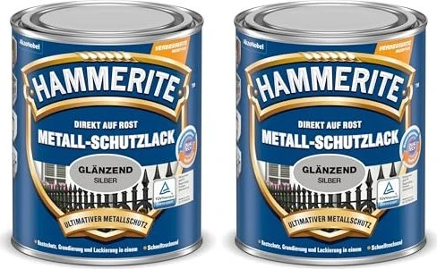 Hammerite Metallschutz-Lack außen glänzend gold, 750ml