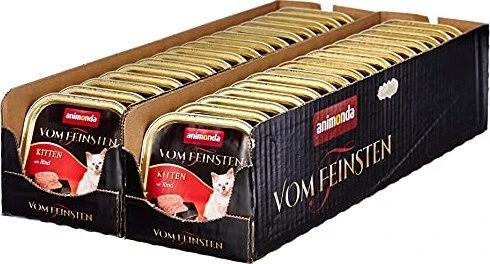 animonda Vom Feinsten Kitten, mit Rind, 3.20kg (32x 100g)